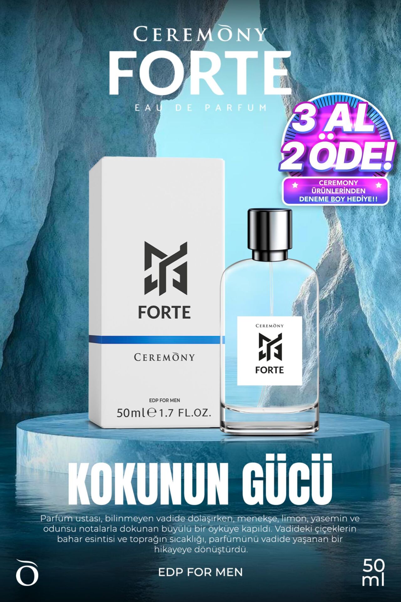 Ceremony Forte 50 ml Edp Erkek Parfüm