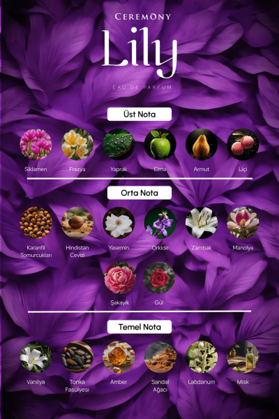 Ceremony Lily 50 ml Edp Kadın Parfüm