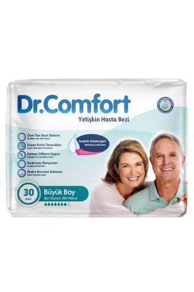 Dr.Comfort Yetişkin Hasta Bezi Large 30Lu