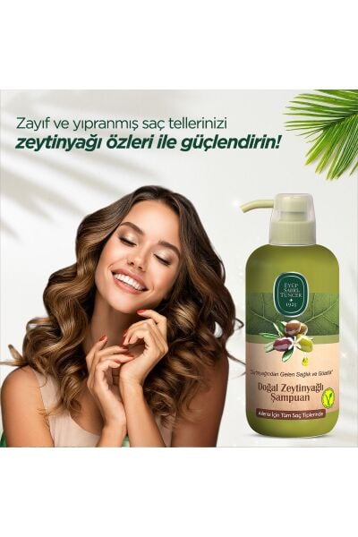 Eyüp Sabri Tuncer Doğal Zeytinyağlı Şampuan 600 ml