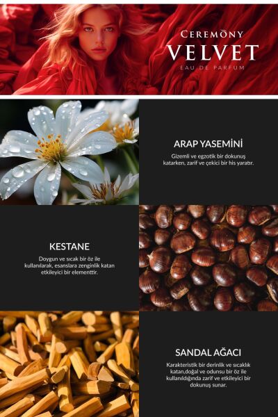 Ceremony Velvet 50 ml Edp Kadın Parfüm