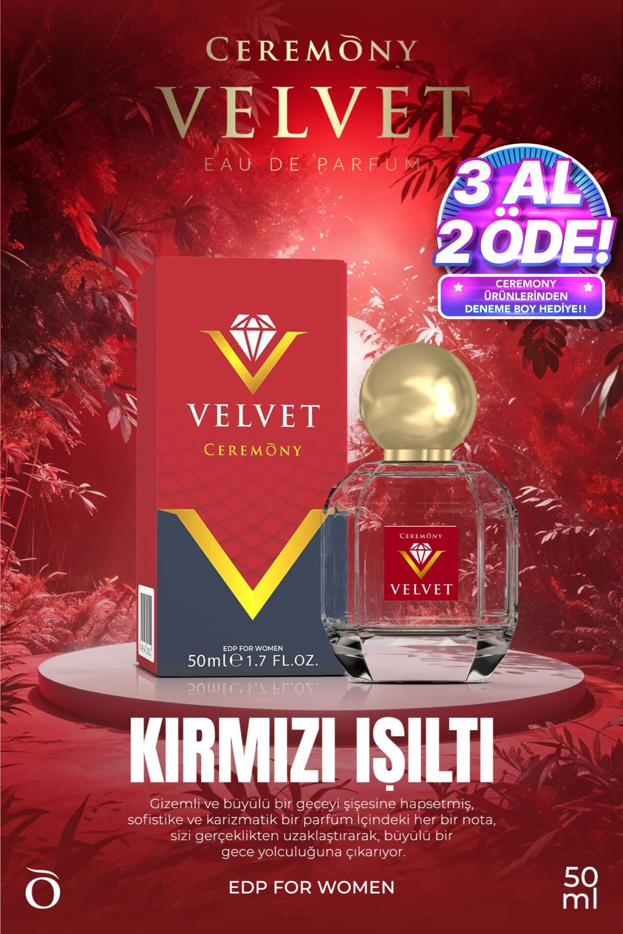 Ceremony Velvet 50 ml Edp Kadın Parfüm