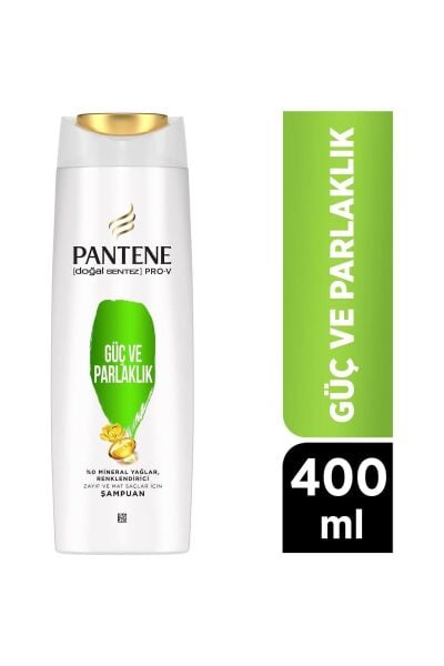 Pantene Şampuan 400 ml Güç ve Parlaklık