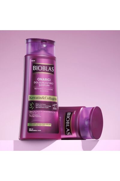 Bioblas Kolajen ve Keratin Dolgunlaştırıcı ve Onarıcı Şampuan 360 ml