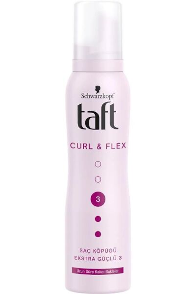 Taft Kıvrıcık & Bukle Saç Köpüğü No:3 150 Ml