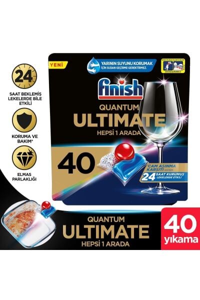 Finish Quantum Ultimate Bulaşık Makinesi 40 Tablet
