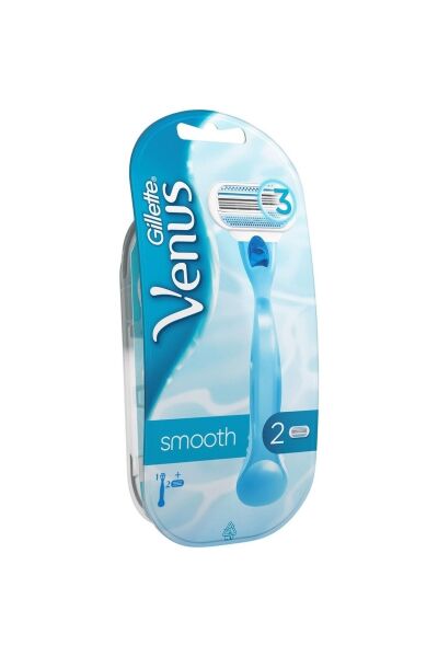 Gillette Venüs Smooth Makine + 2 Yedek