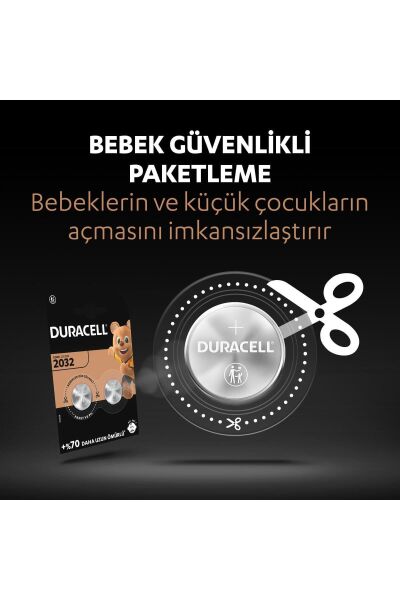 Duracell Düğme Pil 2032 3 Volt