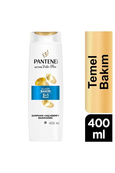 Pantene Temel Bakım 3'ü1 Arada Şampuan 400 ml