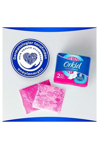 Orkid Hijyenik Ped Ultra Extra Dörtlü Uzun Paket 28'li