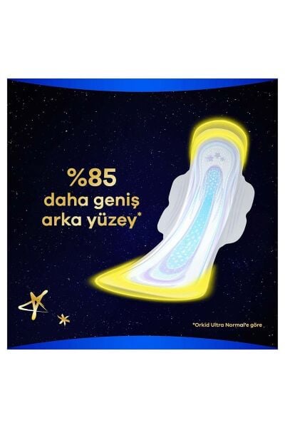Orkid Hijyenik Ped Ultra Extra Dörtlü Gece 20'li