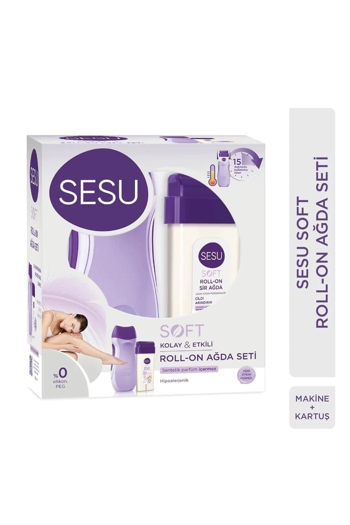 Sesu Roll Ağda Makineli Set Soft