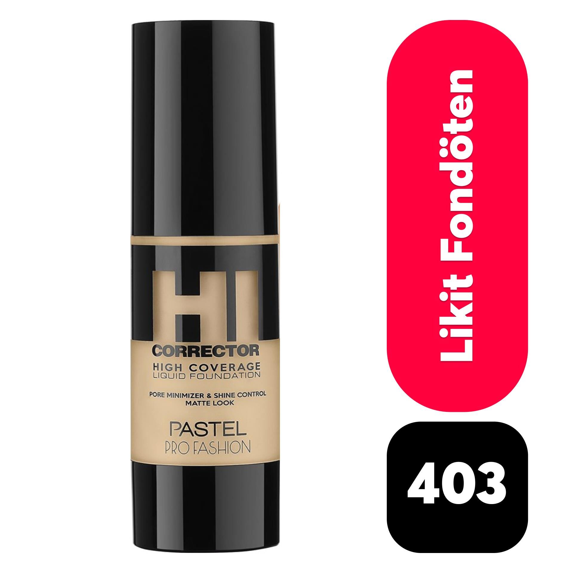 Pastel High Coverage Fondoten 403