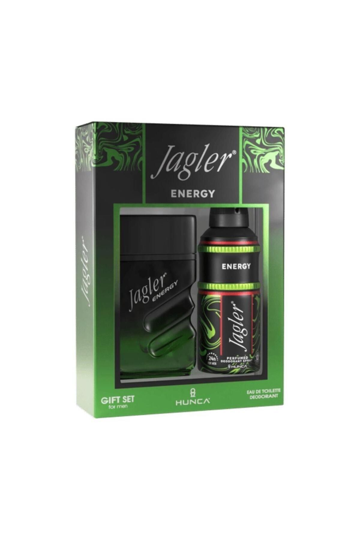 Jagler Kofre Erkek Parfüm 90 ml + Deodorant 150 ml Energy