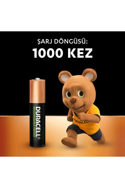 Duracell Şarjlı Pil 2'li 750 Mah