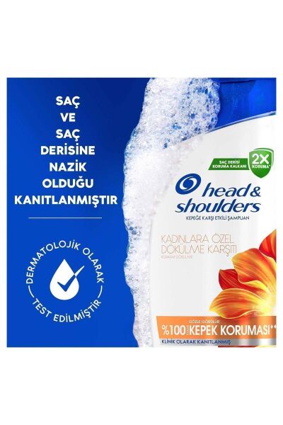 Head & Shoulders Kadınlara Özel Dökülme Karşıtı Kepeğe Karşı Etkili Şampuan 330 ml