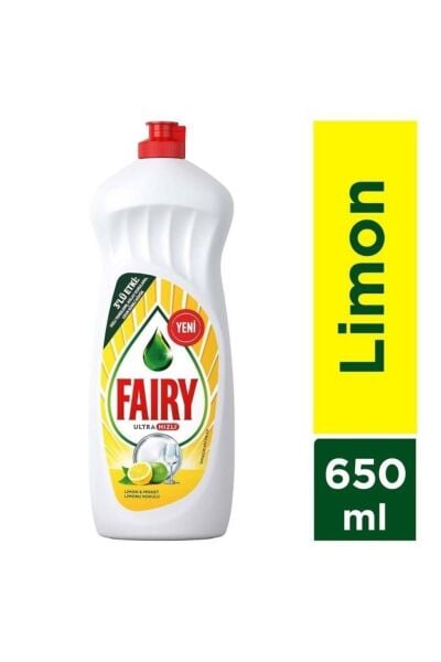 Fairy 650 ml Sıvı Deterjan Limon Kokulu