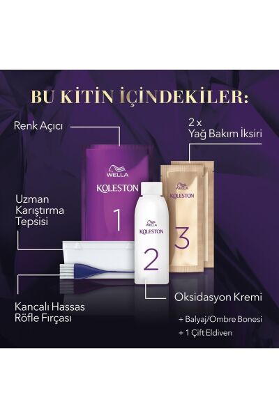 Wella Koleston Kit Saç Boyası Uzman Balyaj - Ombre Kiti