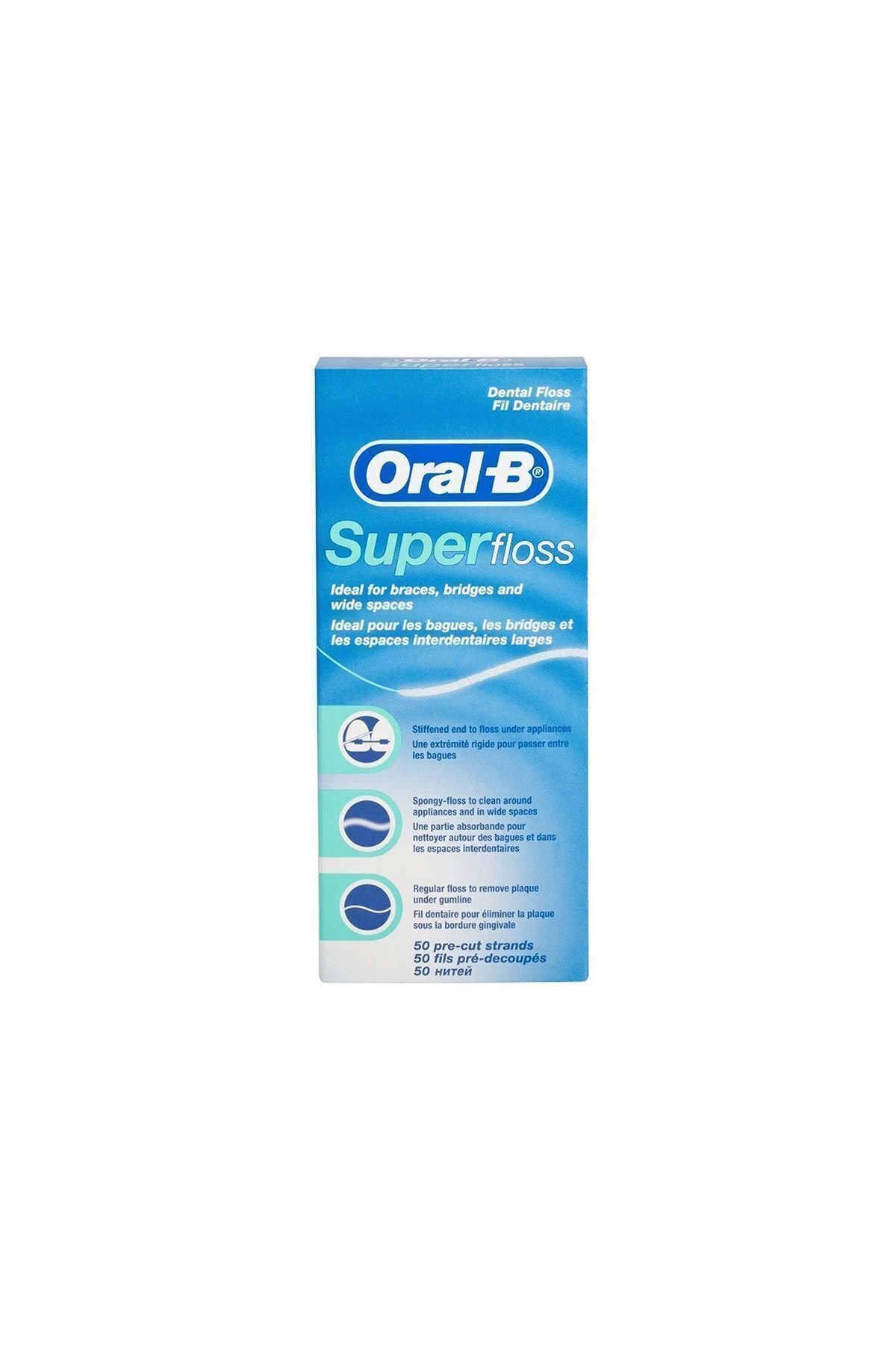 Oral-B Süper Floss Diş İpi 50 m