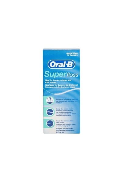 Oral-B Süper Floss Diş İpi 50 m