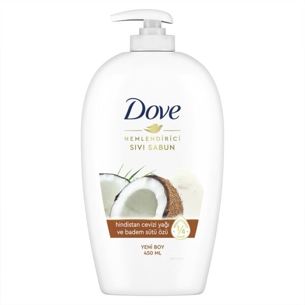 Dove Sıvı Sabun Hindistan Cevizi Yağı Ve Badem Sütü Özü 450 ml