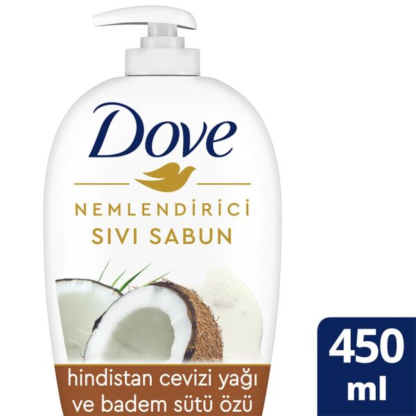 Dove Sıvı Sabun Hindistan Cevizi Yağı Ve Badem Sütü Özü 450 ml