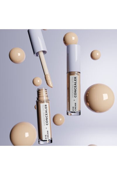 Pastel Eye Cream + Hydrating Satin Concealer - Göz kremi + Göz Altı Kapatıcısı 64 Medium Light