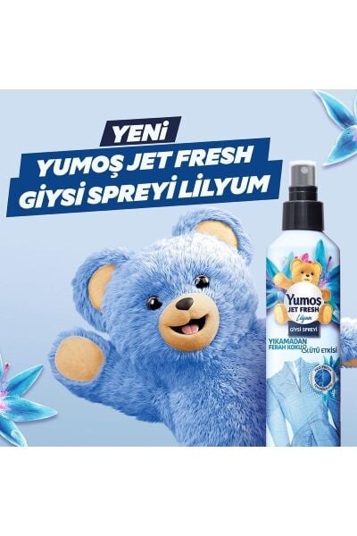 Yumoş JetFresh Giysi Spreyi Lilyum 200 ml