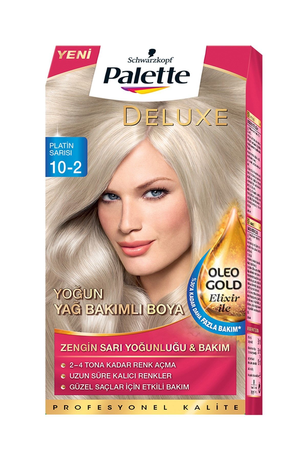 Palette Deluxe 10-2 Platin Sarısı