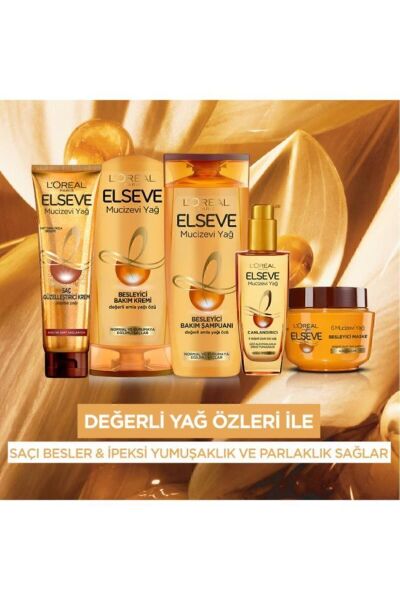 Elseve Şampuan 390Ml Mucizevi Yağ