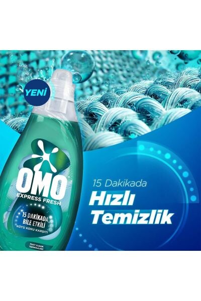 Omo Express Fresh Beyaz & Renkliler 1480 ml