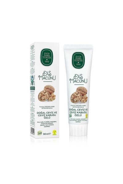 Eyüp Sabri Tuncer Doğal Ceviz ve Ceviz Kabuğu Özlü Diş Macunu 90 ml