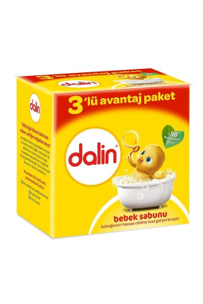 Dalin Bebek Sabun 100 gr 3'lü