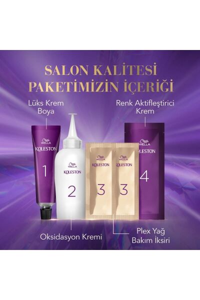 Wella Koleston Kit Saç Boyası 8/18 Açık İnci Küllü Kumral