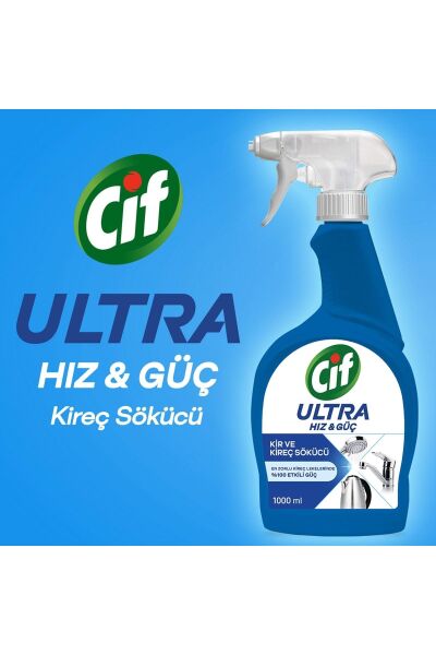Cif Sprey Ultra Hızlı & Güç Kireç Sökücü 1000 Ml