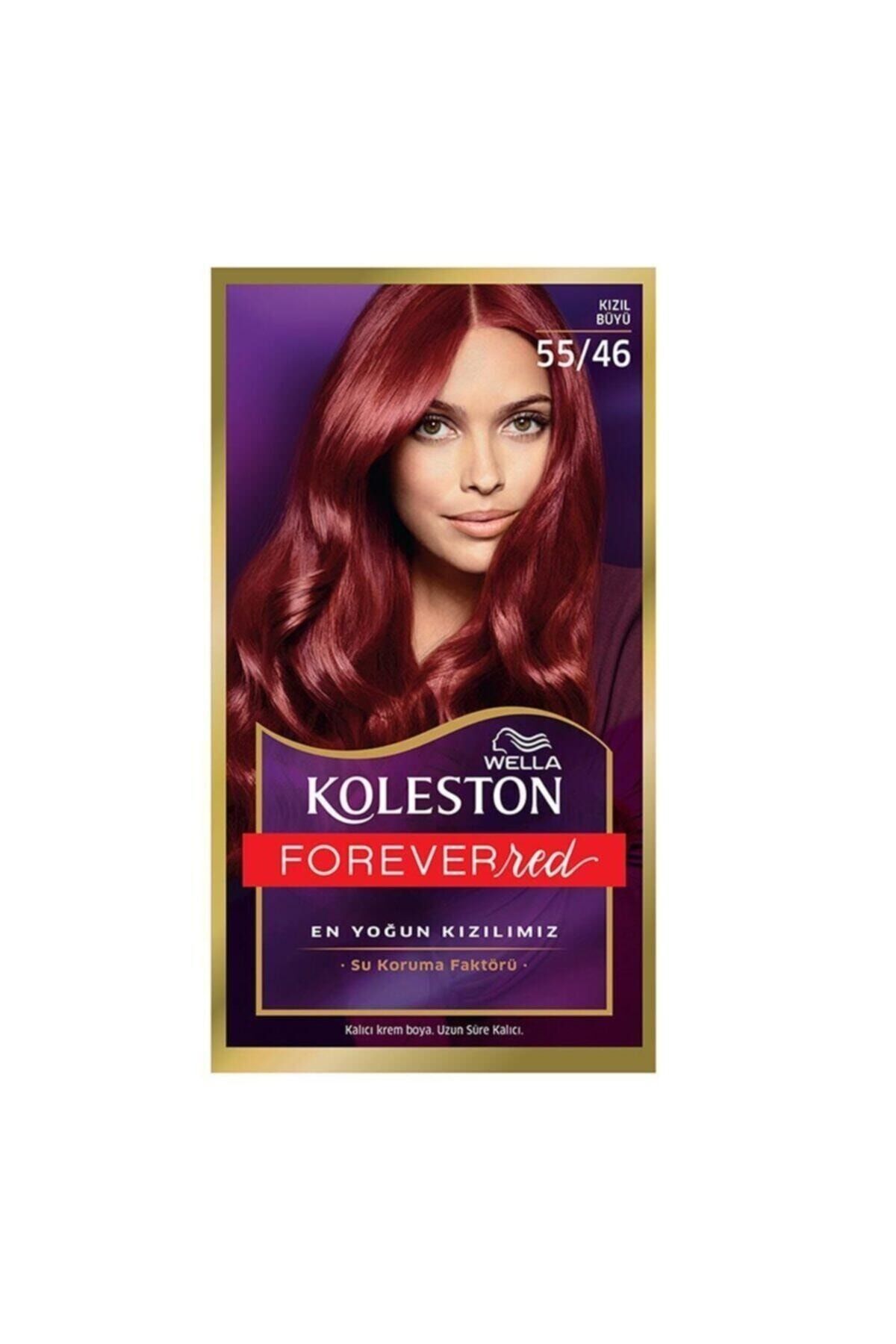 Wella Koleston Kit Saç Boyası 55/46 Egzotik Kızıl