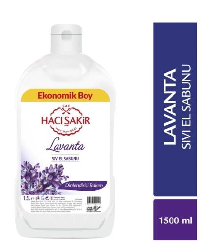 Hacı Şakir Sıvı Sabun 1500 Ml Lavanta