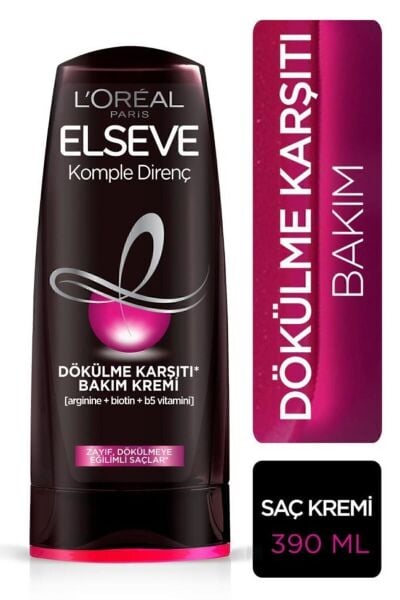 Elseve Saç Kremi 390 Ml Komple Direnç Dök. Kar.