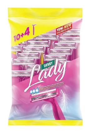 Derby Lady Traş Bıçağı 10+4 Poşet