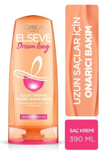 Elseve Saç Kremi Dream Long Kolay Tarama 390 ml