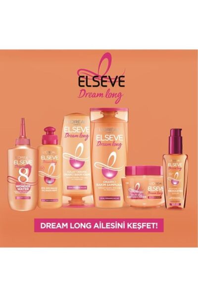 Elseve Saç Kremi Dream Long Kolay Tarama 390 ml