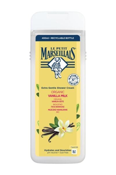 Le Petit Marseillais Organik Vanilya Sütü Duş Jeli 400 ml