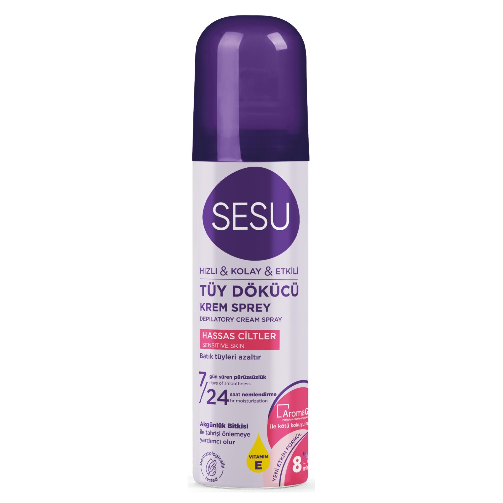 Sesu Tüy Dökücü Sprey 150 Ml Hassas Ciltler