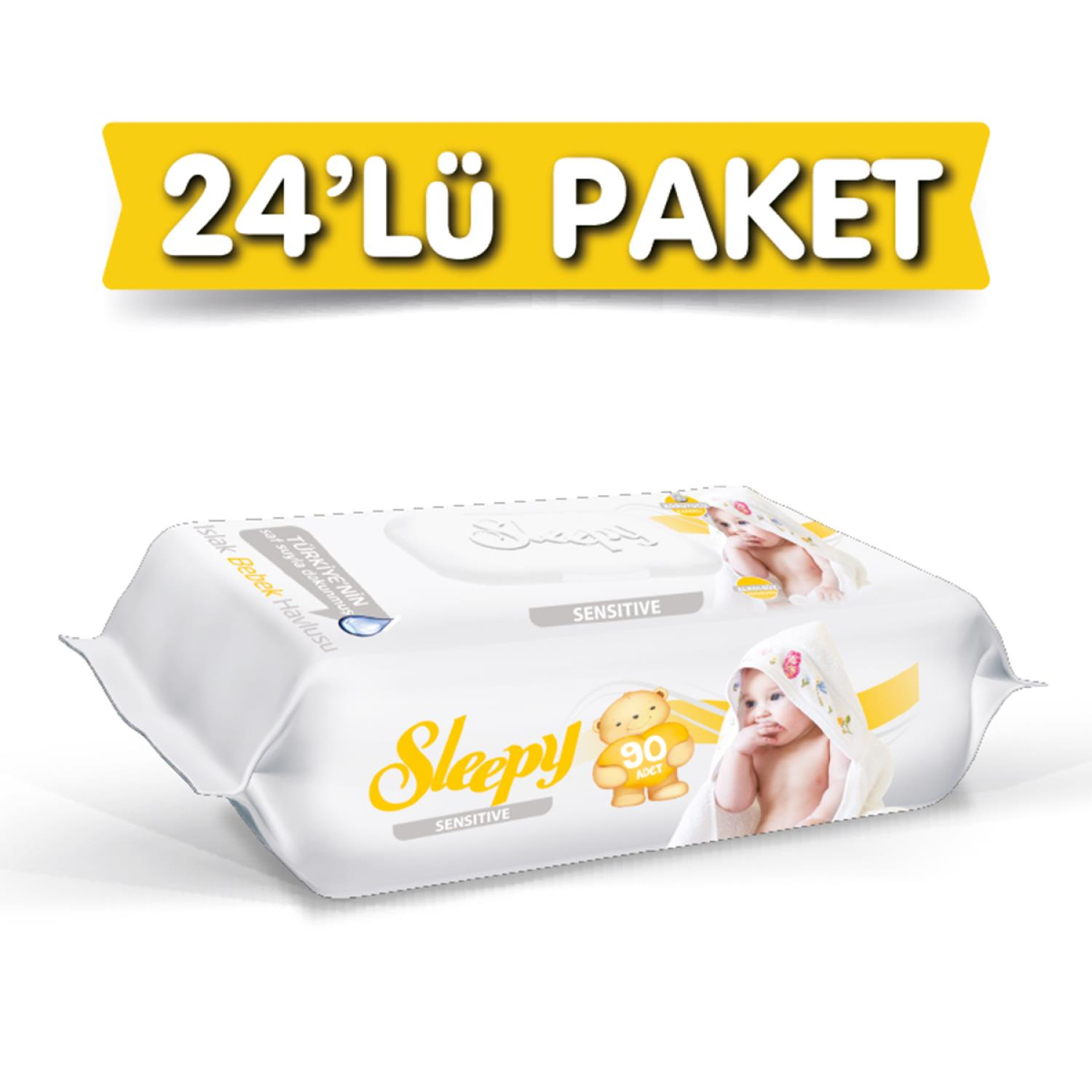Sleepy Islak Mendil Sensitive X 24 Adet