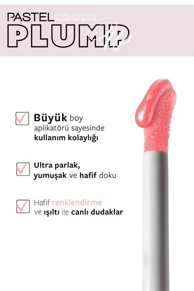 Pastel Plump Up 208 Extra Hydrating Plumping Gloss Dolgunlaştıran Dudak Parlatıcısı