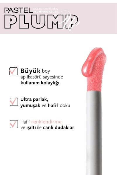 Pastel Plump Up 208 Extra Hydrating Plumping Gloss Dolgunlaştıran Dudak Parlatıcısı