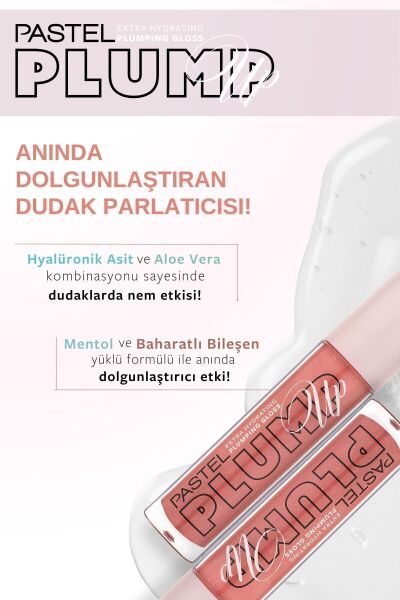 Pastel Plump Up 208 Extra Hydrating Plumping Gloss Dolgunlaştıran Dudak Parlatıcısı