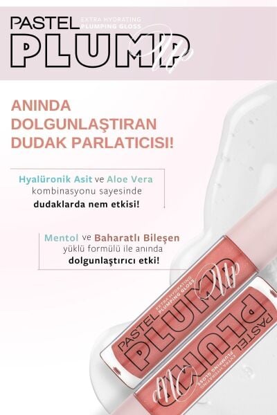 Pastel Plump Up 208 Extra Hydrating Plumping Gloss Dolgunlaştıran Dudak Parlatıcısı