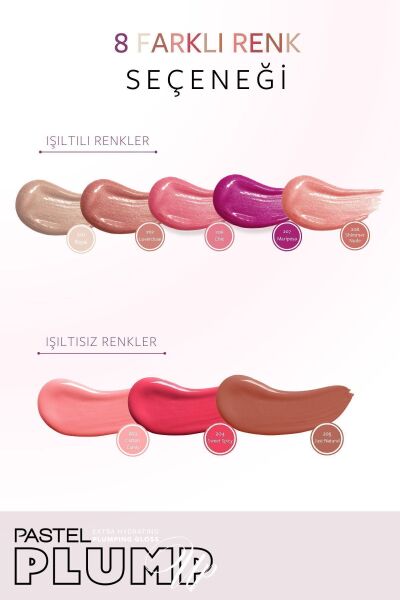 Pastel Plump Up 208 Extra Hydrating Plumping Gloss Dolgunlaştıran Dudak Parlatıcısı