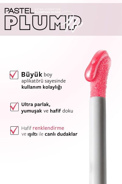 Pastel Plump Up 206 Extra Hydrating Plumping Gloss Dolgunlaştıran Dudak Parlatıcısı